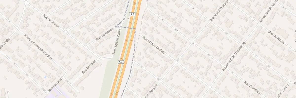 Plan du 69 Rue Marcel Duthet à Aulnay-sous-Bois