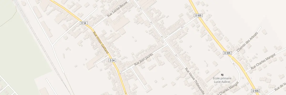 Plan du 17 Rue Jean Jaurès à Moreuil