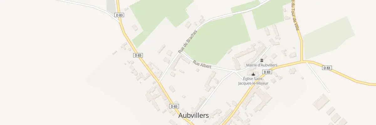 Plan du 34 Rue Albert à Aubvillers