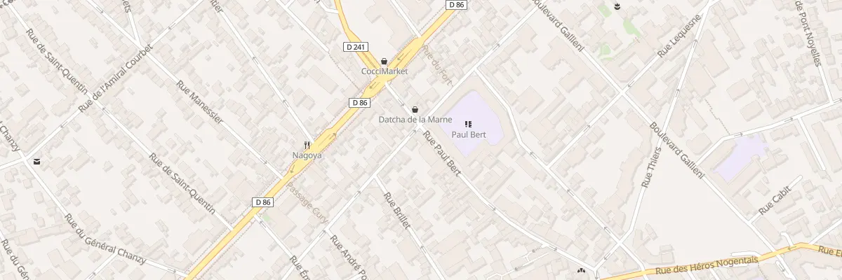 Plan du 24T Rue Théodore Honoré à Nogent-sur-Marne