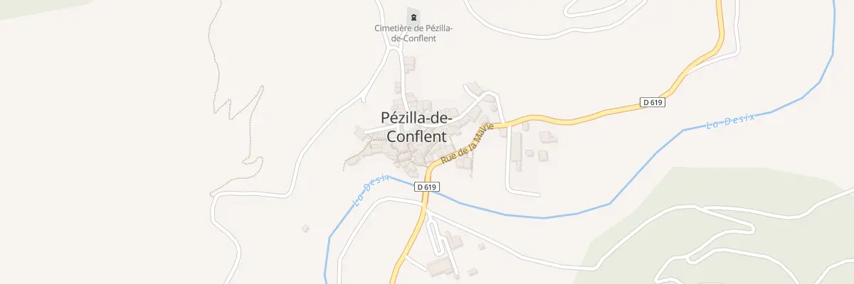 Plan du 40 Le Village à Pézilla-de-Conflent