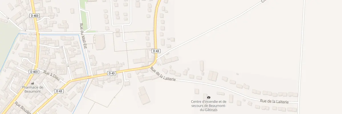 Plan du 66 Rue de l’Hôtel-de-ville à Beaumont-du-Gâtinais