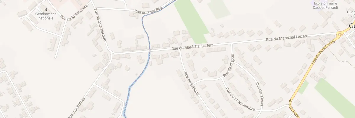 Plan du 31 Rue du Marechal Leclerc à Guarbecque