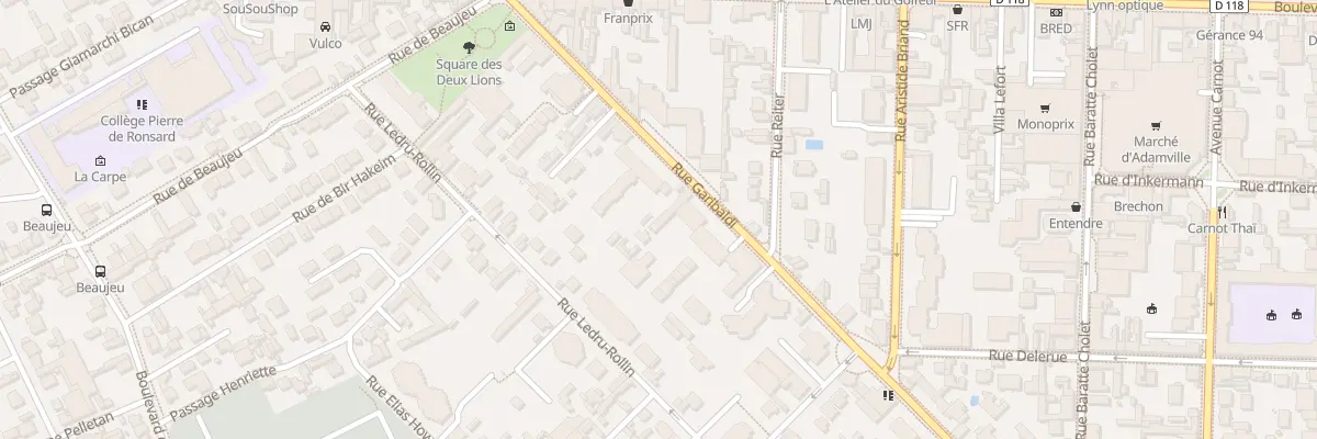 Plan du 54B Rue Garibaldi à Saint-Maur-des-Fossés