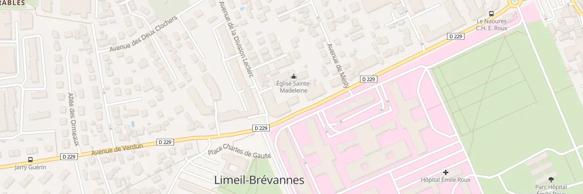 Plan du 22 Av de Verdun à Limeil-Brévannes