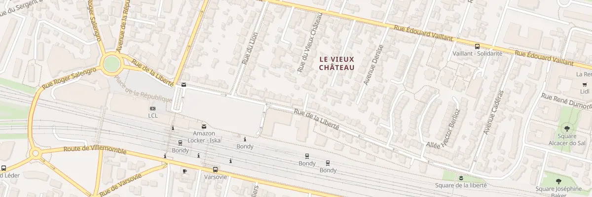 Plan du 41 Rue de la Liberté à Bondy