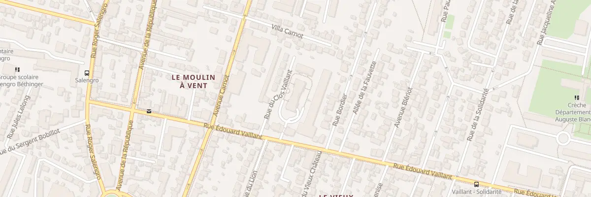 Plan du 49 Rue Edouard Vaillant à Bondy