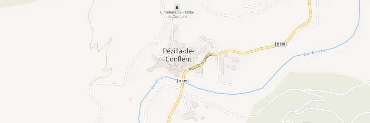 Plan du 39A Le Village à Pézilla-de-Conflent
