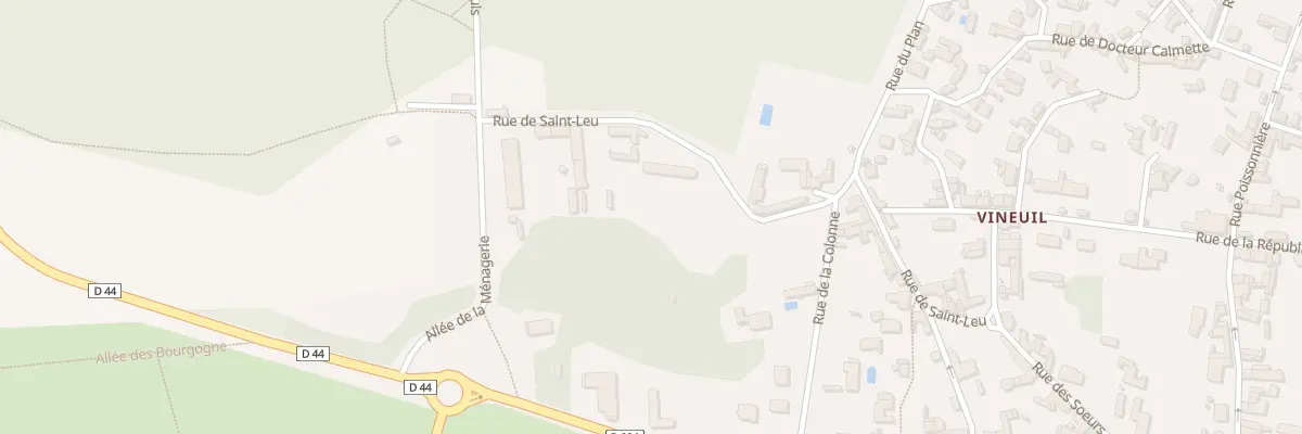 Plan du 15 Rue de St Leu à Vineuil-Saint-Firmin