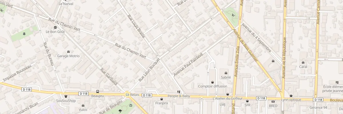 Plan du 55 Rue Léon Bocquet à Saint-Maur-des-Fossés