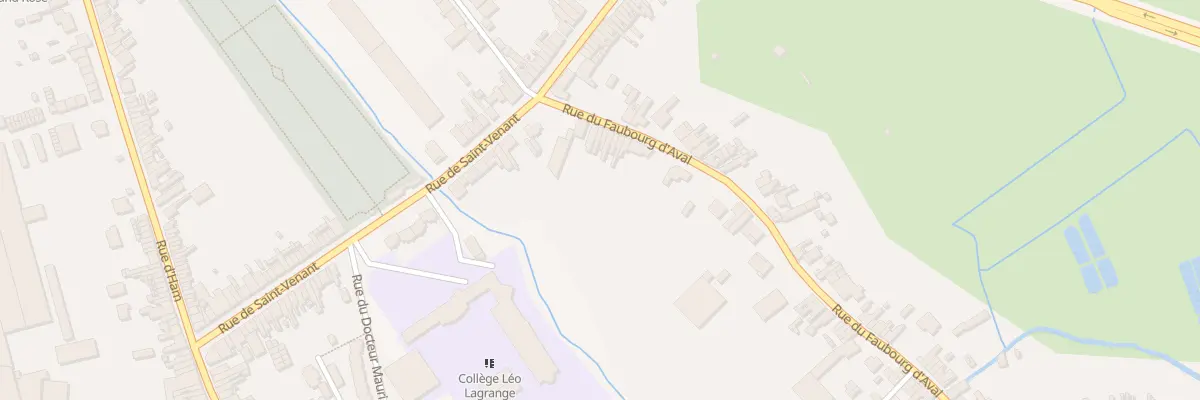 Plan du 222 Rue du Faubourg d’Aval à Lillers