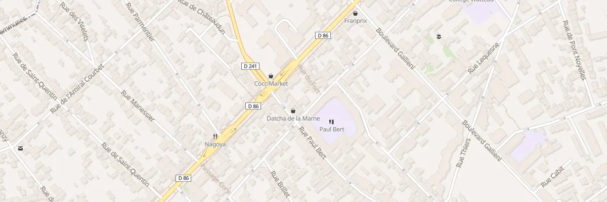 Plan du 65 Rue Théodore Honoré à Nogent-sur-Marne