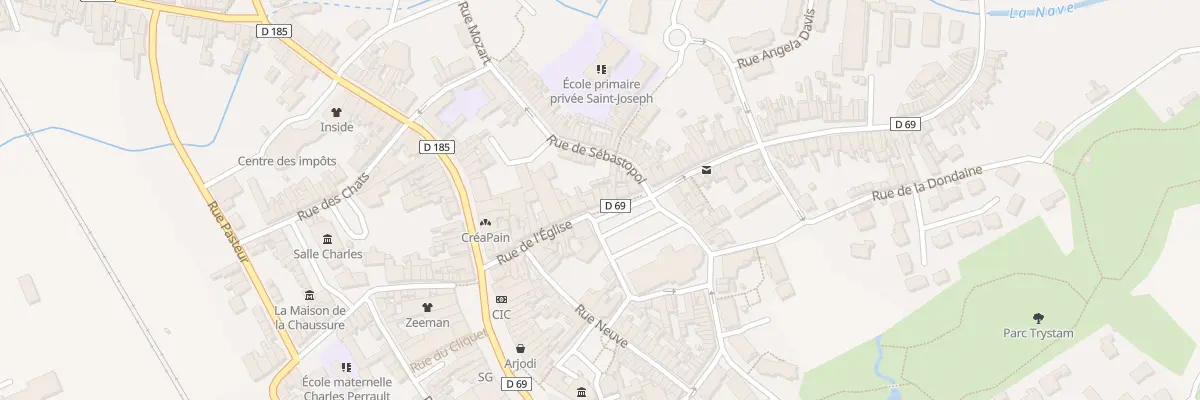 Plan du 4 Pl de l’Eglise à Lillers