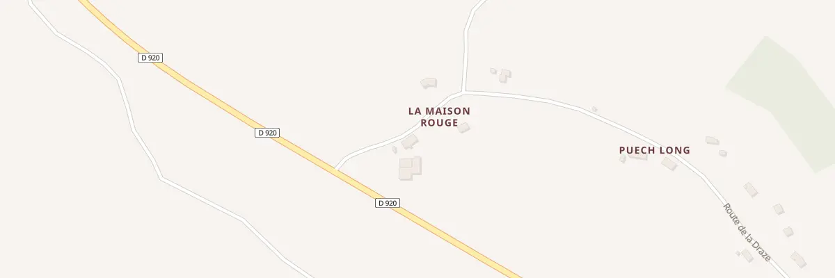 Plan du 5061 La Maison Rouge à Labesserette
