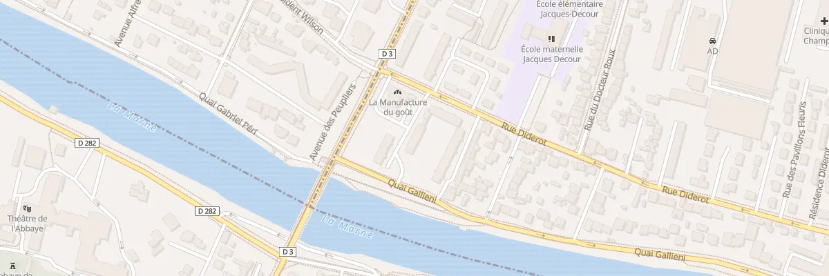 Plan du 2 Rue Diderot à Champigny-sur-Marne
