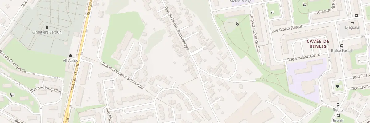 Plan du 62 Rue du Plessis Pommeraye à Creil