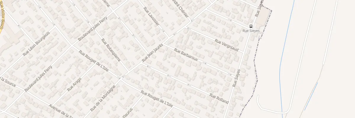Plan du 8 Rue Barbaroux à Goussainville