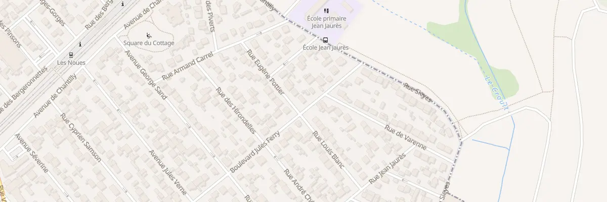 Plan du 87 Bd Jules Ferry à Goussainville