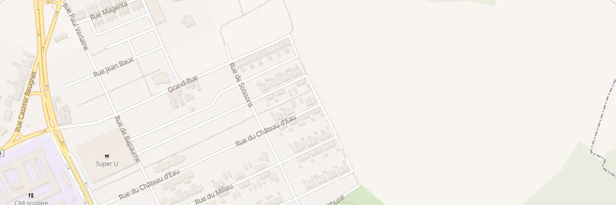 Plan du 135 Rue du Château d’Eau à Auchel
