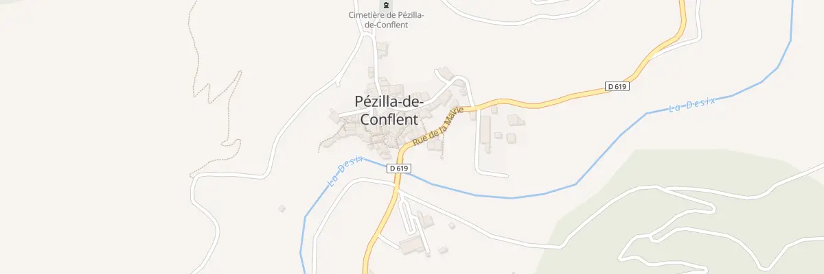 Plan du 8 Rue de la Mairie à Pézilla-de-Conflent
