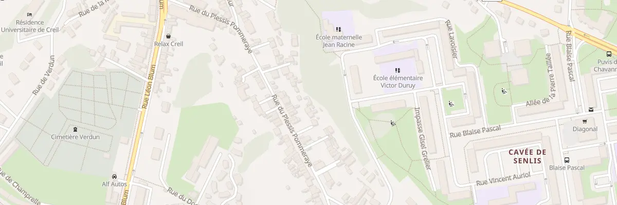 Plan du 19 Rue du Plessis Pommeraye à Creil