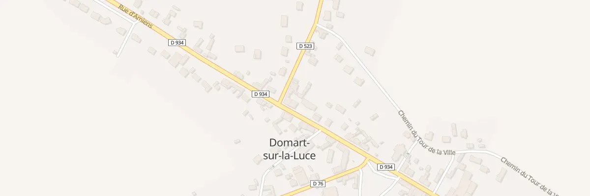 Plan du 14 Rte d’Amiens à Domart-sur-la-Luce
