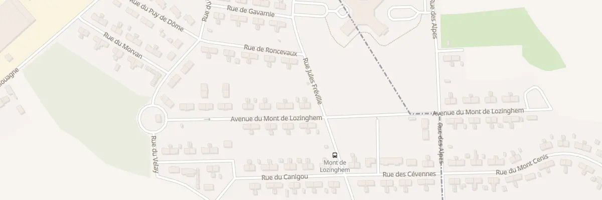 Plan du 20 Av du Mont de Lozinghem à Auchel