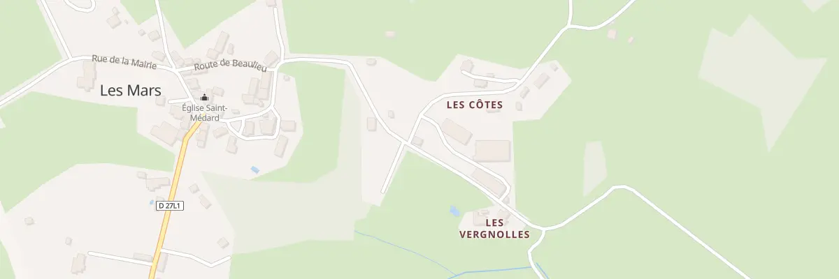 Plan du 2 Les Cotes aux Mars