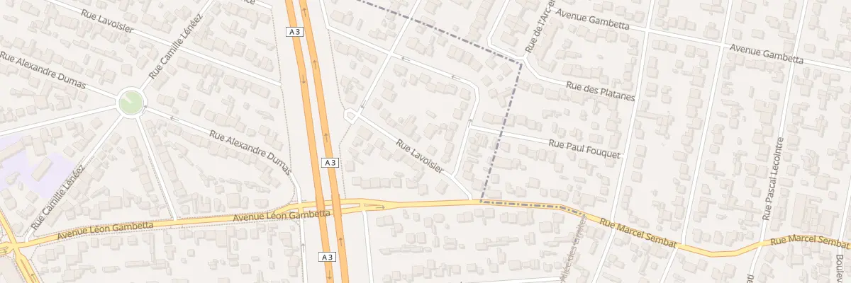 Plan du 75 Rue Lavoisier au Blanc-Mesnil