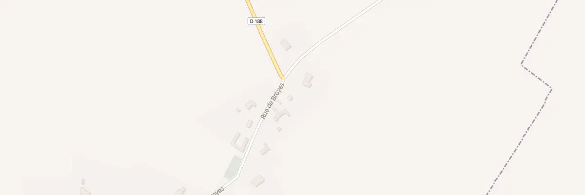 Plan du 3 Rue de Broyes au Cardonnois