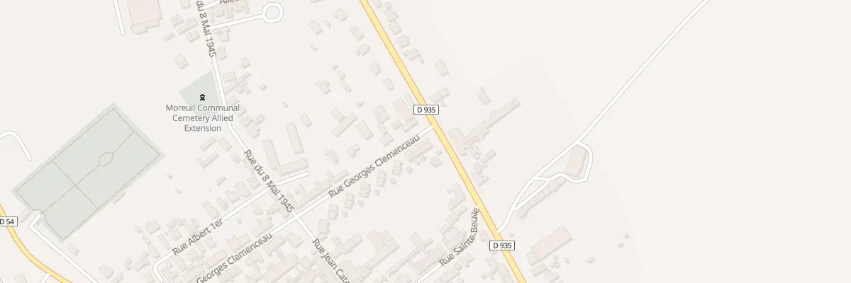 Plan du 48 Rue Georges Clémenceau à Moreuil