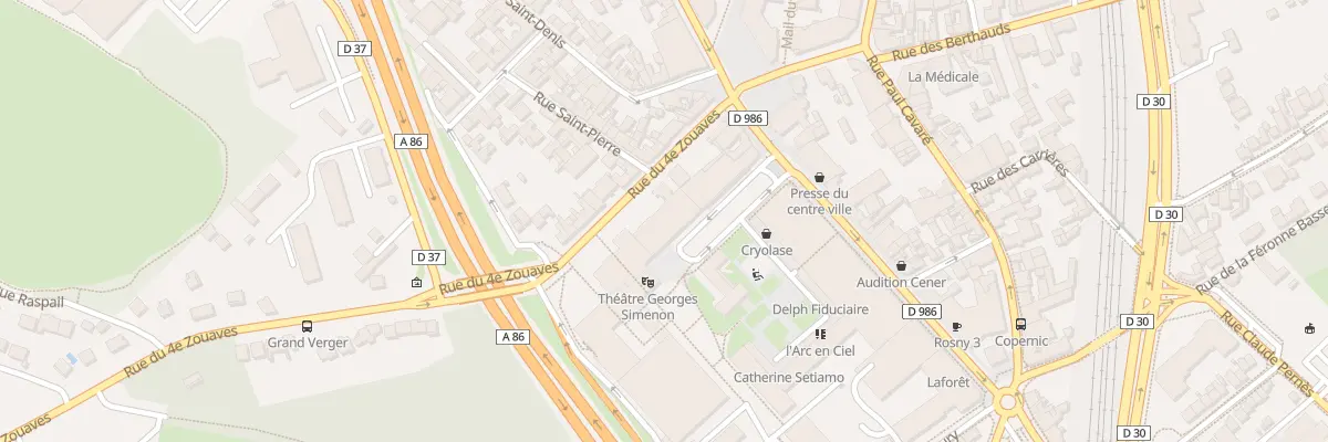 Plan du 11 Rue du Quatrieme Zouave à Rosny-sous-Bois