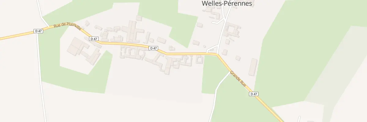 Plan du 9 Rue de Plainville à Welles-Pérennes