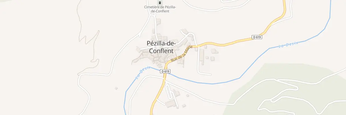 Plan du 36 Le Village à Pézilla-de-Conflent