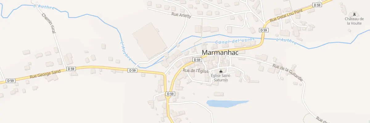 Plan du 1 Rue du 19 Mars 1962 à Marmanhac