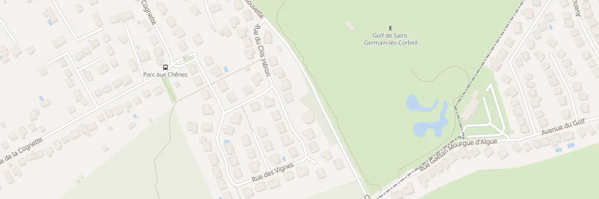Plan du 9 Rue du Clos Heron à Étiolles