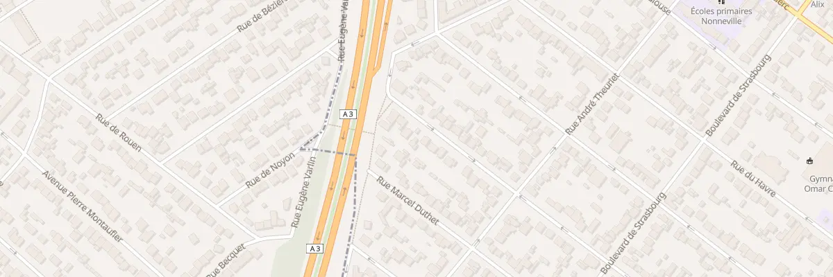 Plan du 71 Rue d’Amiens à Aulnay-sous-Bois