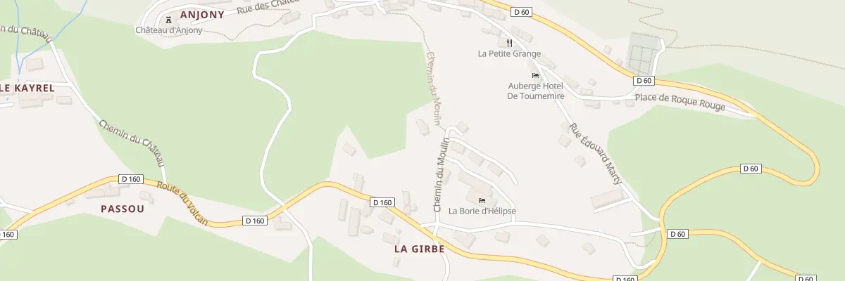 Plan du 2 Chem du Moulin à Tournemire