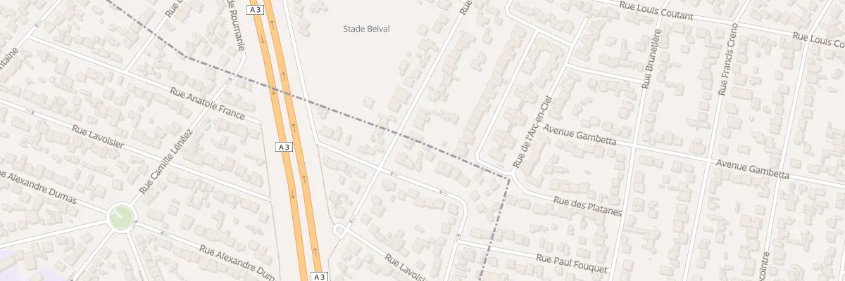 Plan du 37 Rue Cérès à Aulnay-sous-Bois