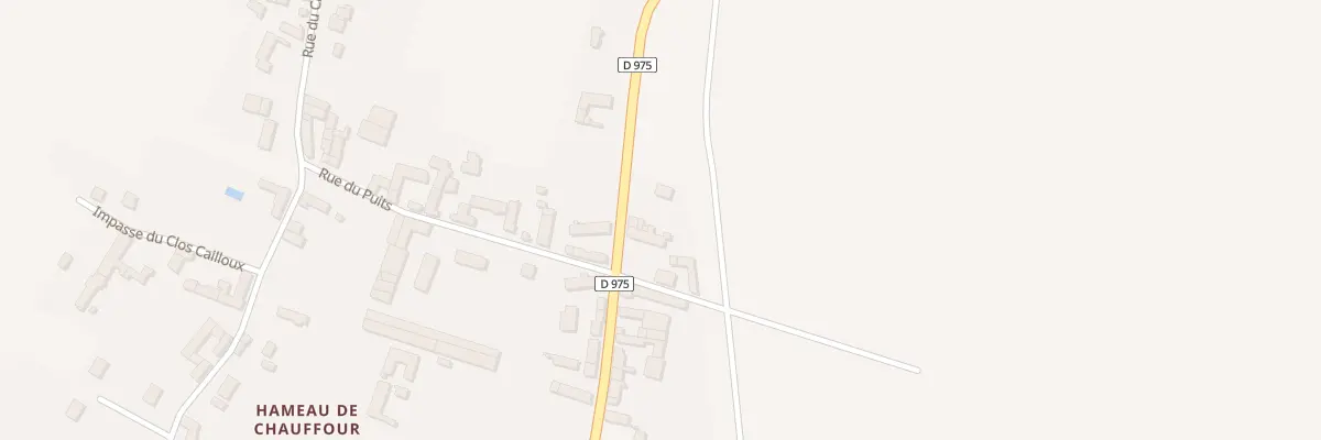 Plan du 490 Rue du Relais de Poste à Auxy
