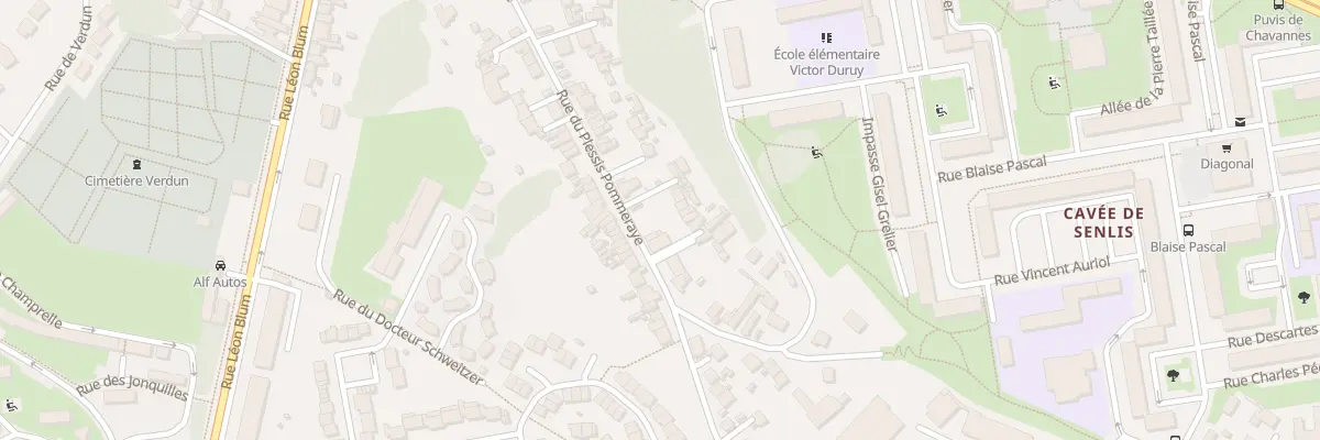 Plan du 29B Rue du Plessis Pommeraye à Creil