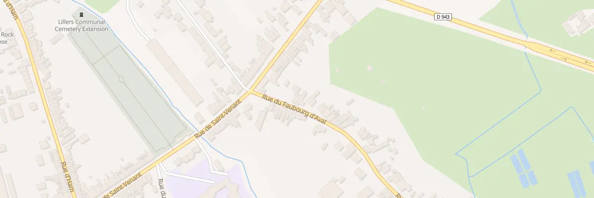 Plan du 223 Rue du Faubourg d’Aval à Lillers