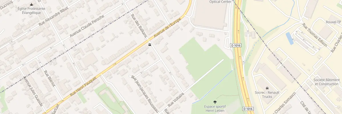 Plan du 16 Rue Anatole France à Creil