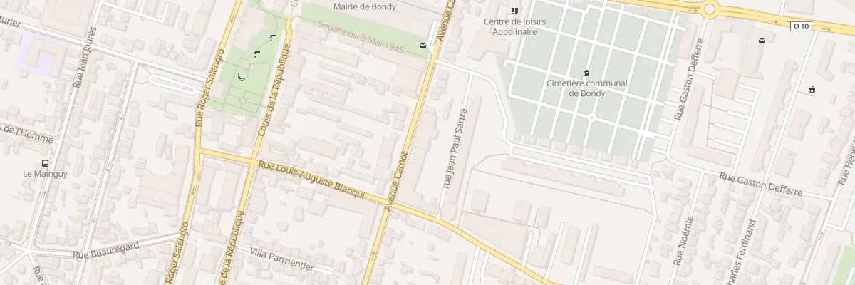 Plan du 41 Av Carnot à Bondy