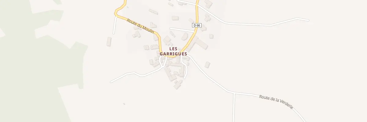 Plan du 5196 Les Garrigues à Manhac