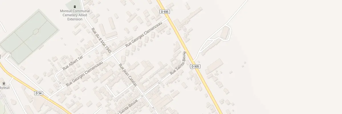 Plan du 81 Rue du Cardinal Mercier à Moreuil