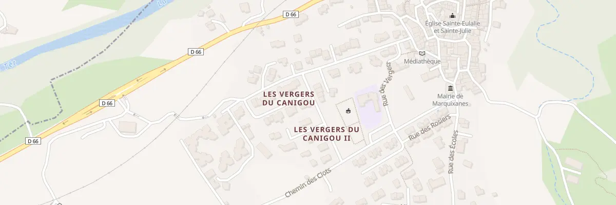 Plan du 1 Rue de l’Abbe Oliva à Marquixanes