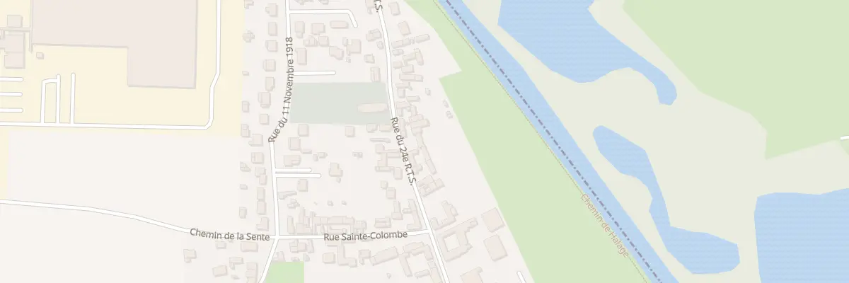 Plan du 36 Rue du 24 Rts à Aubigny