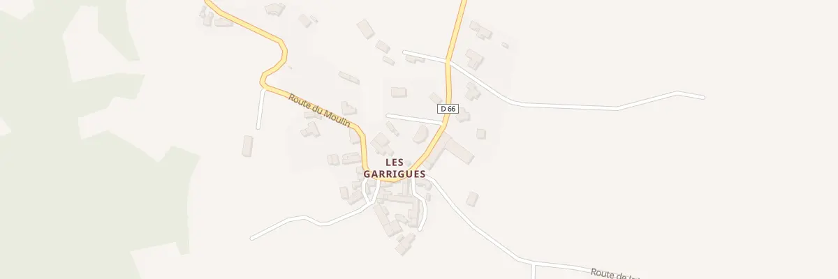 Plan du 5357 Les Garrigues à Manhac