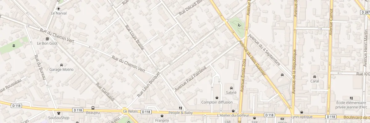 Plan du 43 Rue Léon Bocquet à Saint-Maur-des-Fossés